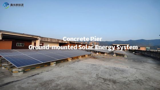 quality Sistema Solar Industrial de Telhado Distribuído - Telhado Flat de Cimento Tipo 1 factory
