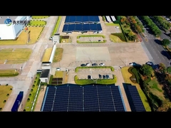 Sistema de carregamento solar - cenário do parque industrial